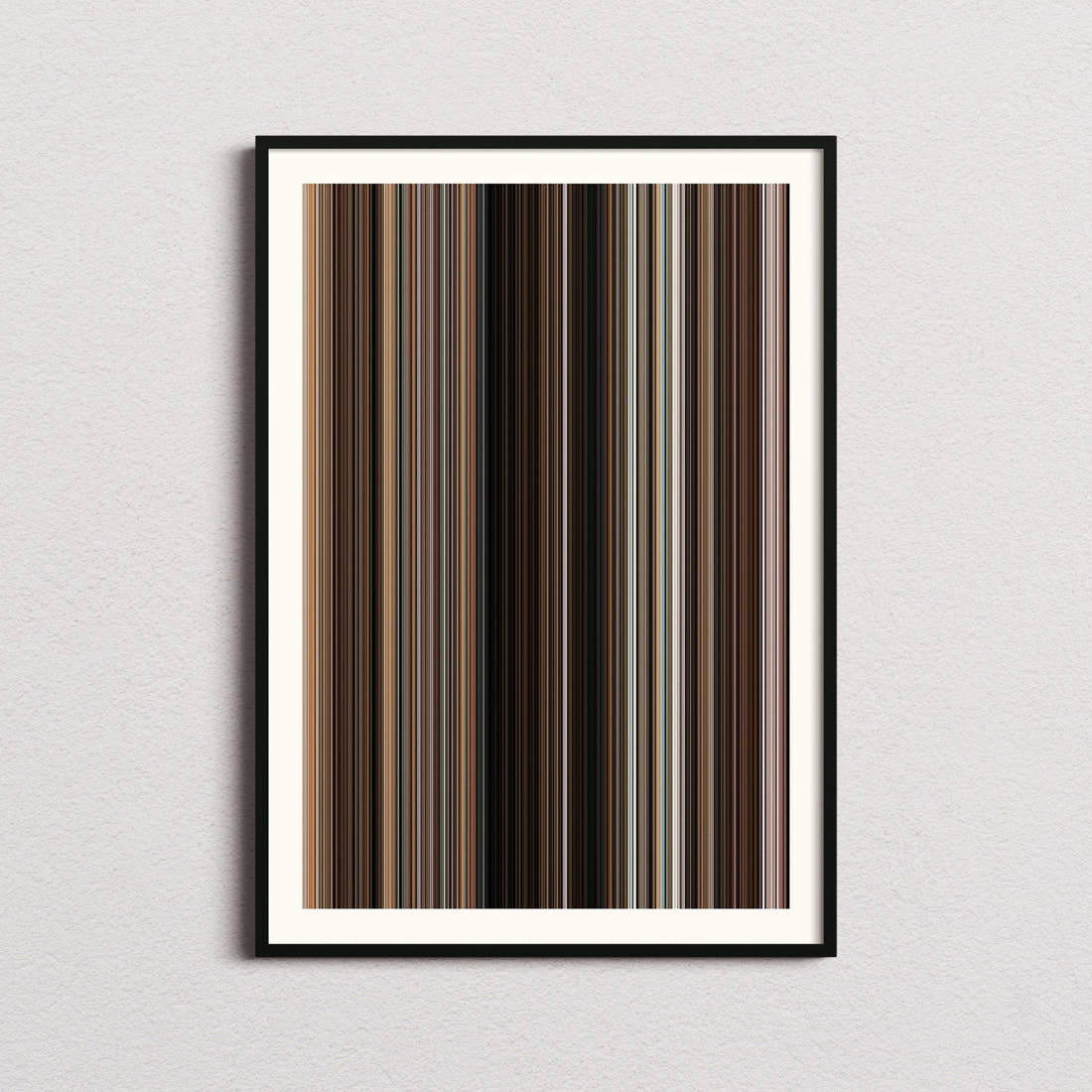 Indiana Jones and the Kingdom of the Crystal Skull Movie Barcode Poster - Barcode Only