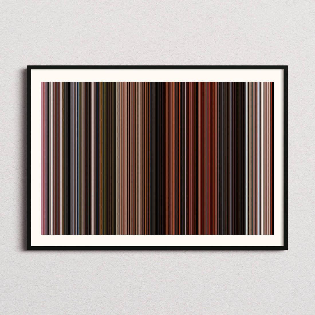 Indiana Jones and the Temple of Doom Movie Barcode Poster - Barcode Only
