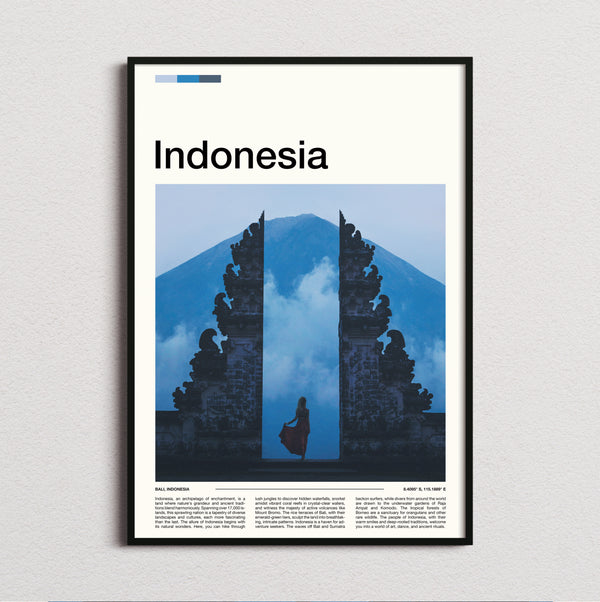 Indonesia - Gates Of Heaven - Travel Print