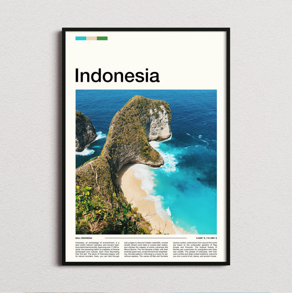 Indonesia - Kelingking Beach - Travel Print