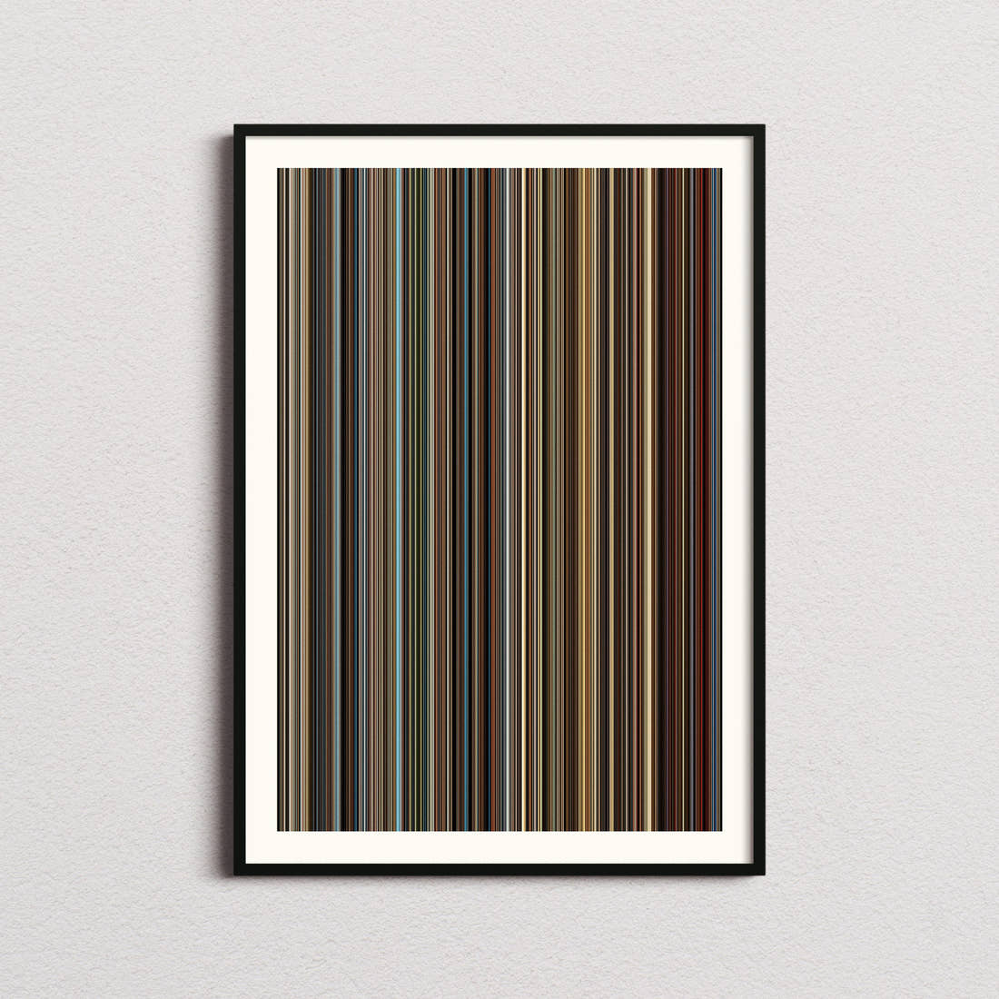 Inferno Movie Barcode Poster - Barcode Only
