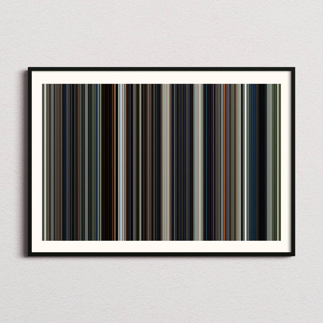 Influencer Movie Barcode Poster - Barcode Only