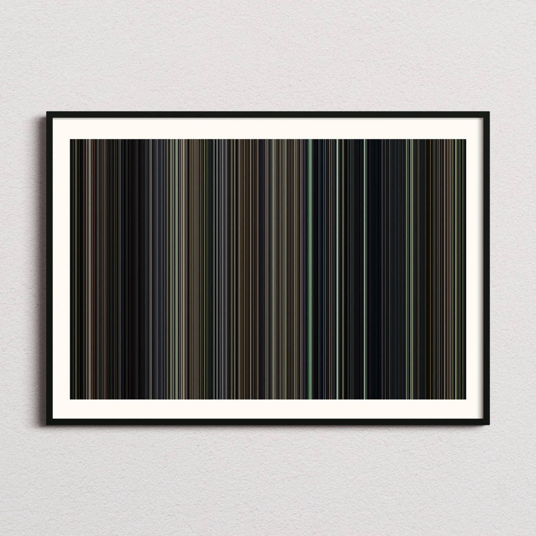 Inside Llewyn Davis Movie Barcode Poster - Barcode Only