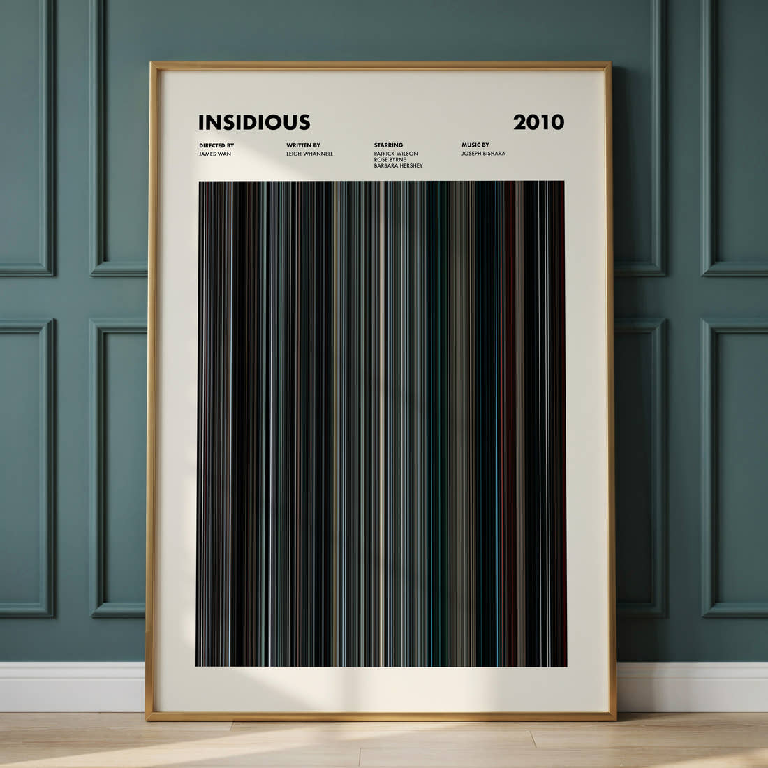 Insidious Movie Barcode Poster
