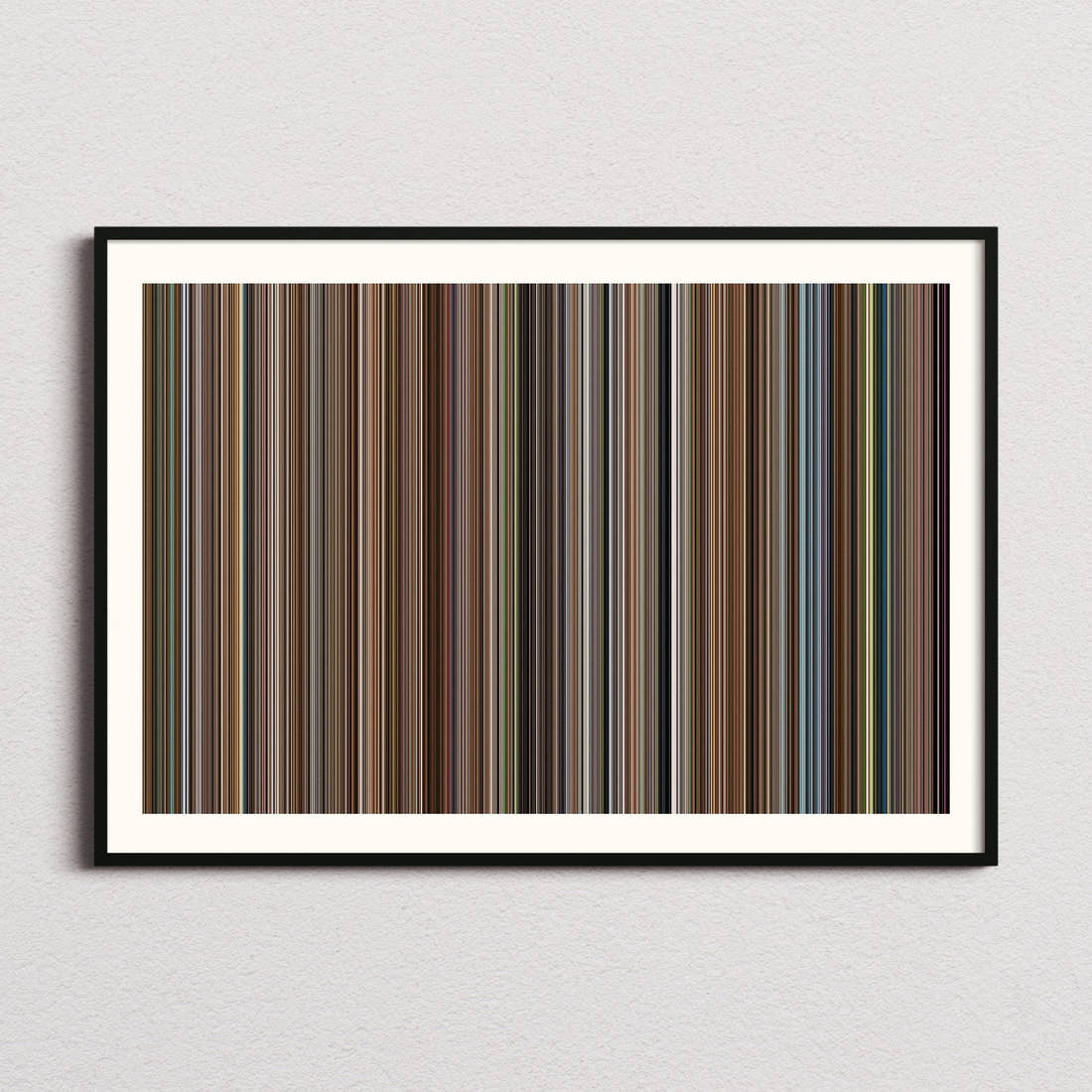 Instant Family Movie Barcode Poster - Barcode Only