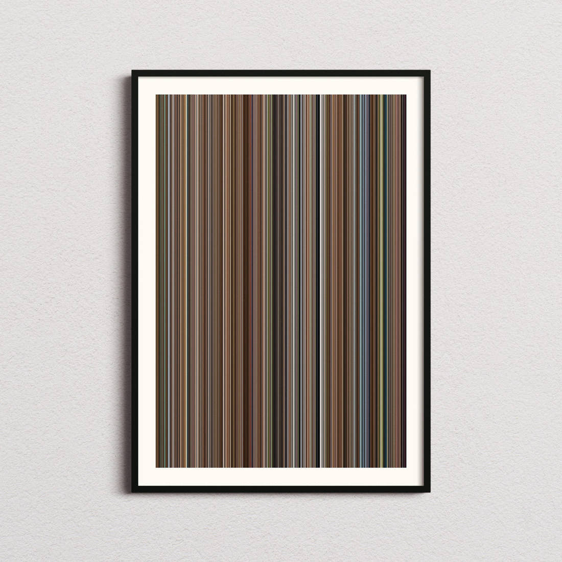 Instant Family Movie Barcode Poster - Barcode Only