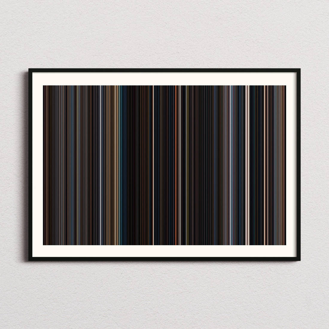Iron Man 3 Movie Barcode Poster - Barcode Only