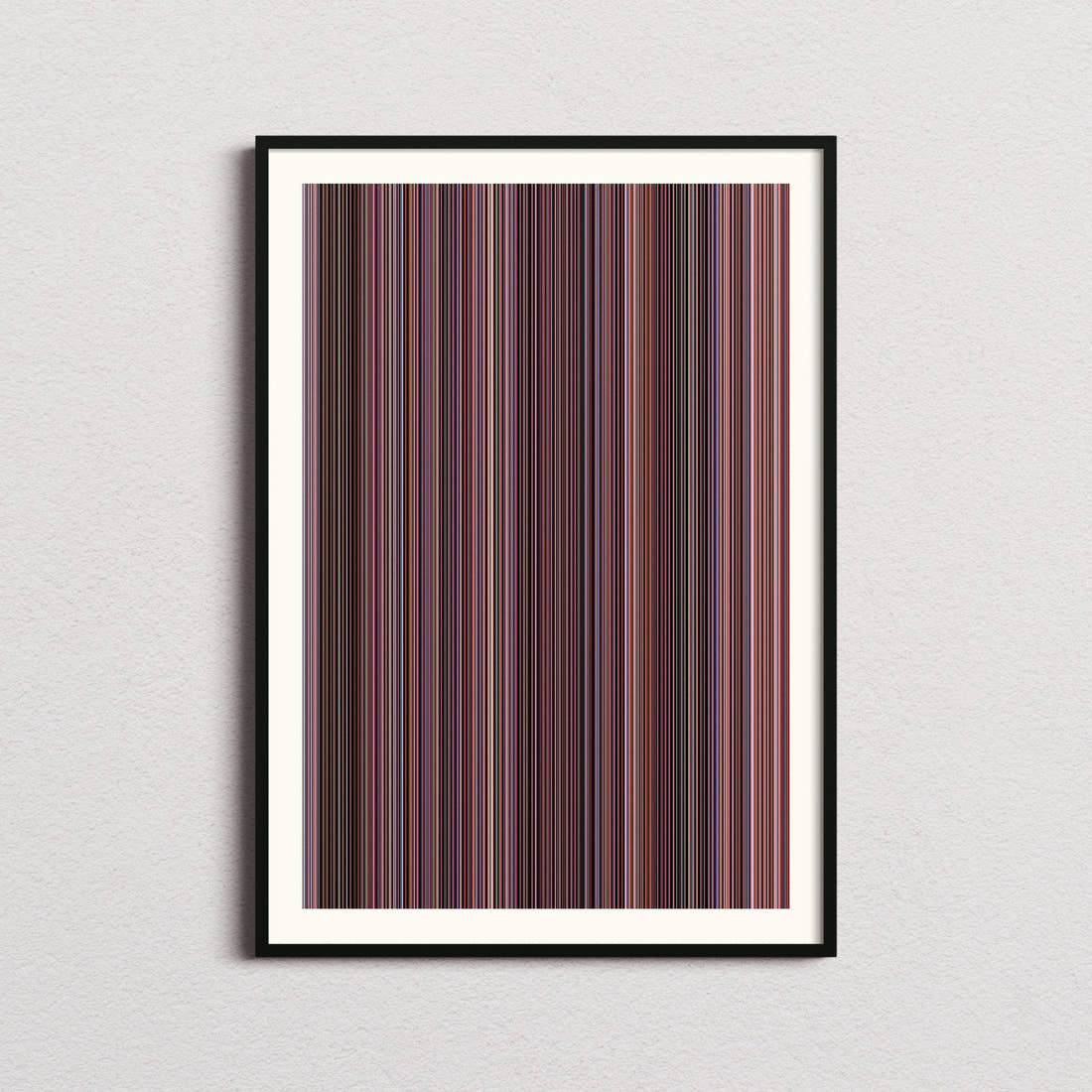 It Ends with Us Movie Barcode Poster - Barcode Only