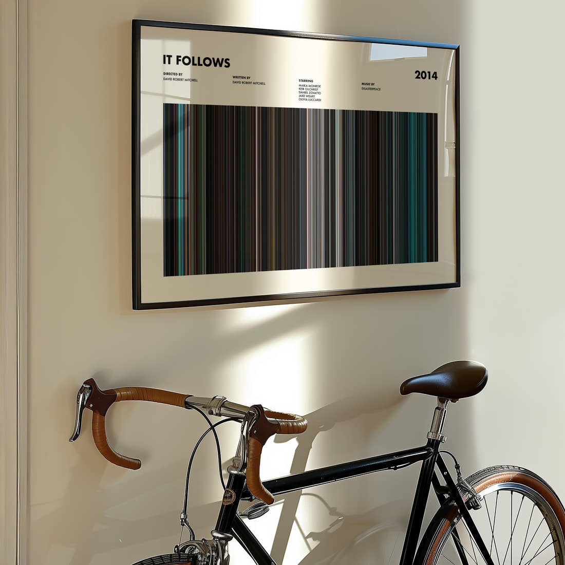 It Follows Movie Barcode Poster
