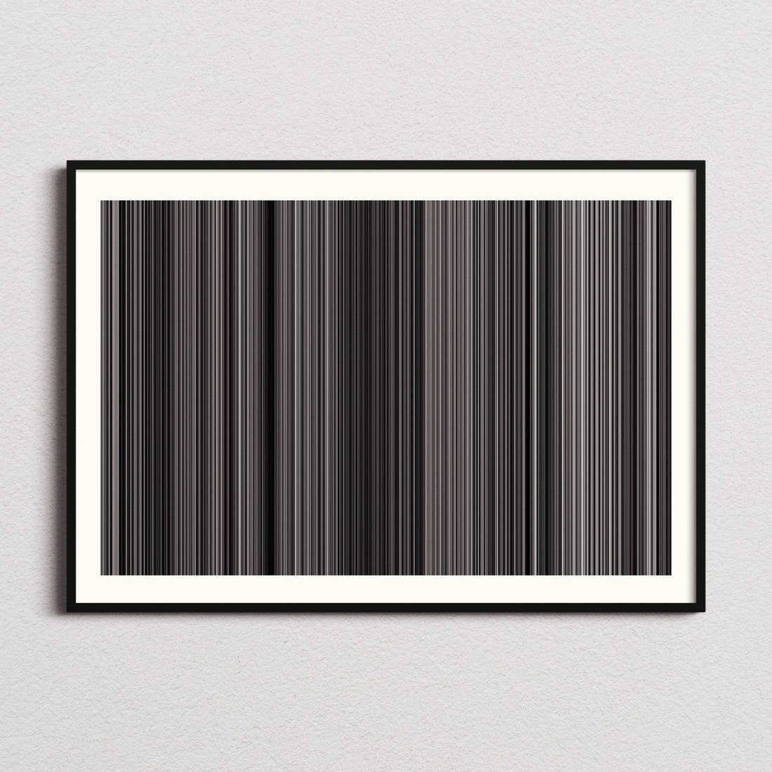 It Happened One Night Movie Barcode Poster - Barcode Only
