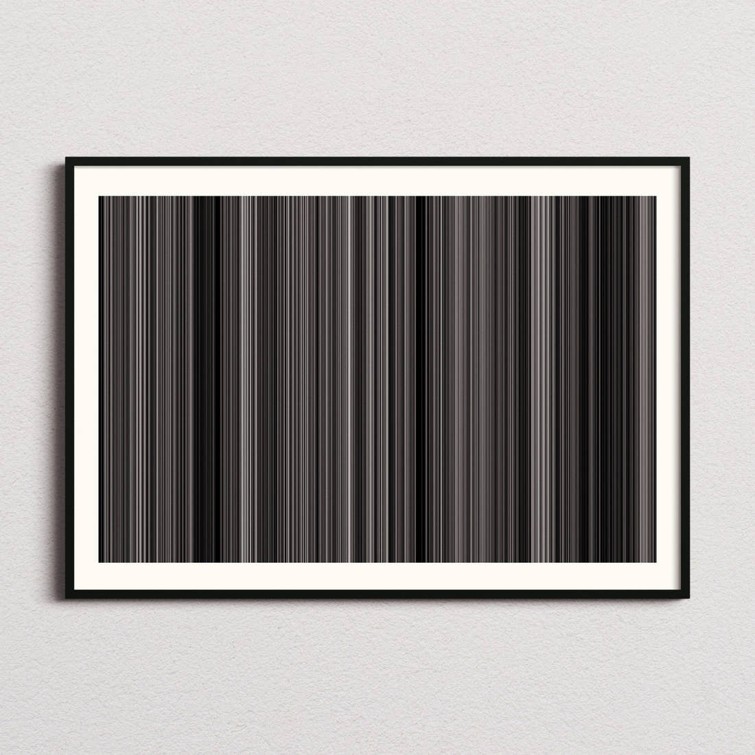 It's a Wonderful Life Movie Barcode Poster - Barcode Only