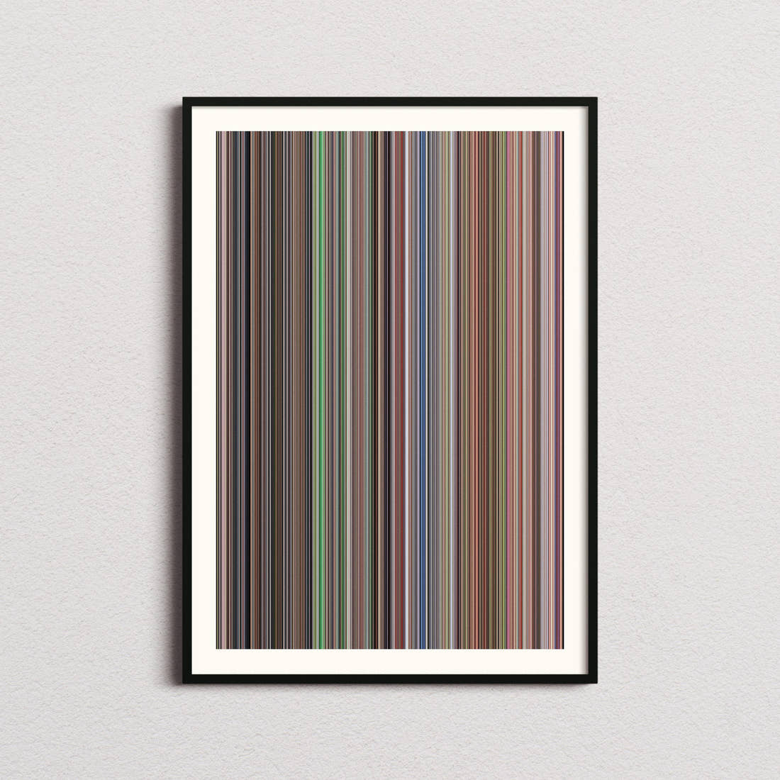 Jab We Met Movie Barcode Poster - Barcode Only