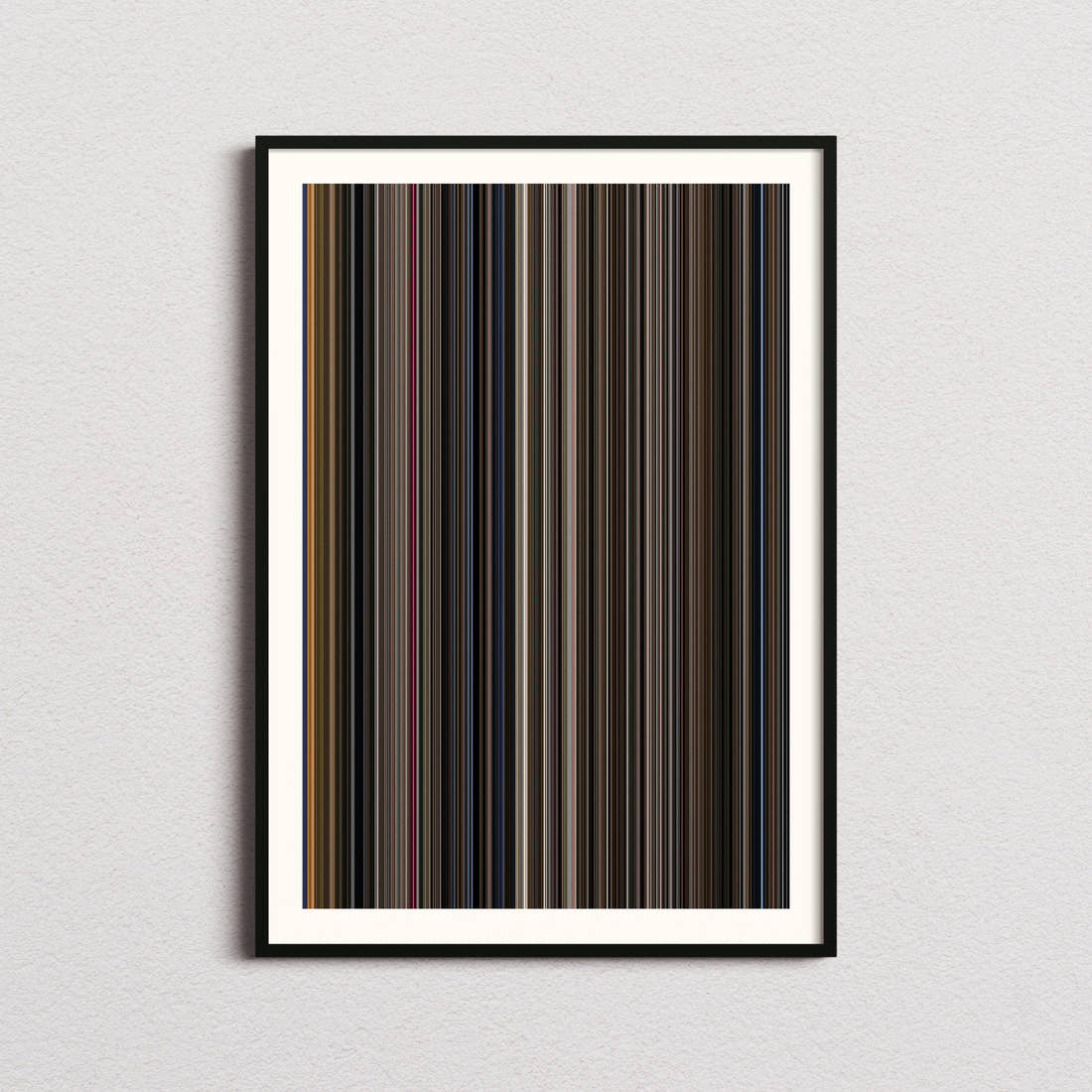 Jacob's Ladder Movie Barcode Poster - Barcode Only