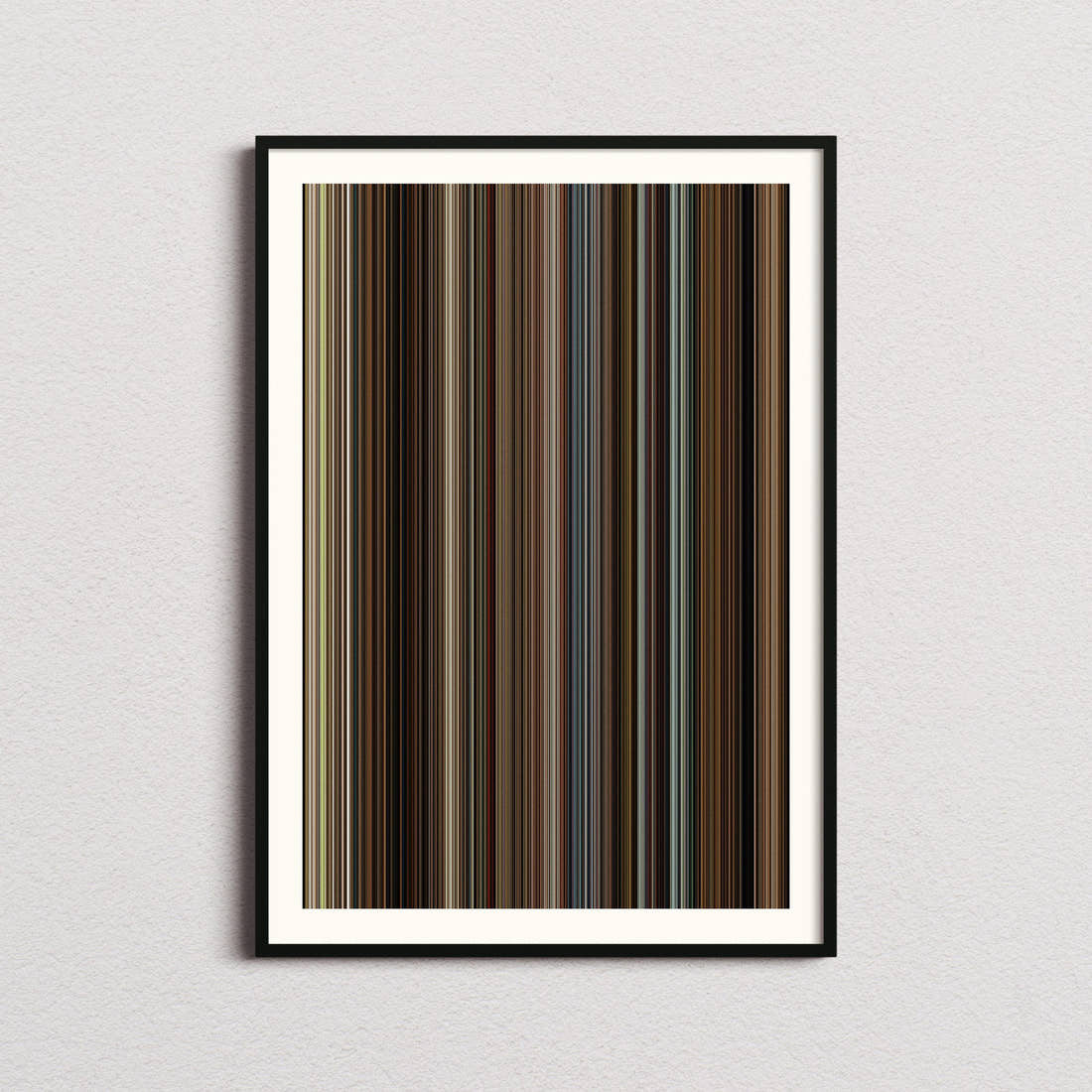 Jagten Movie Barcode Poster - Barcode Only