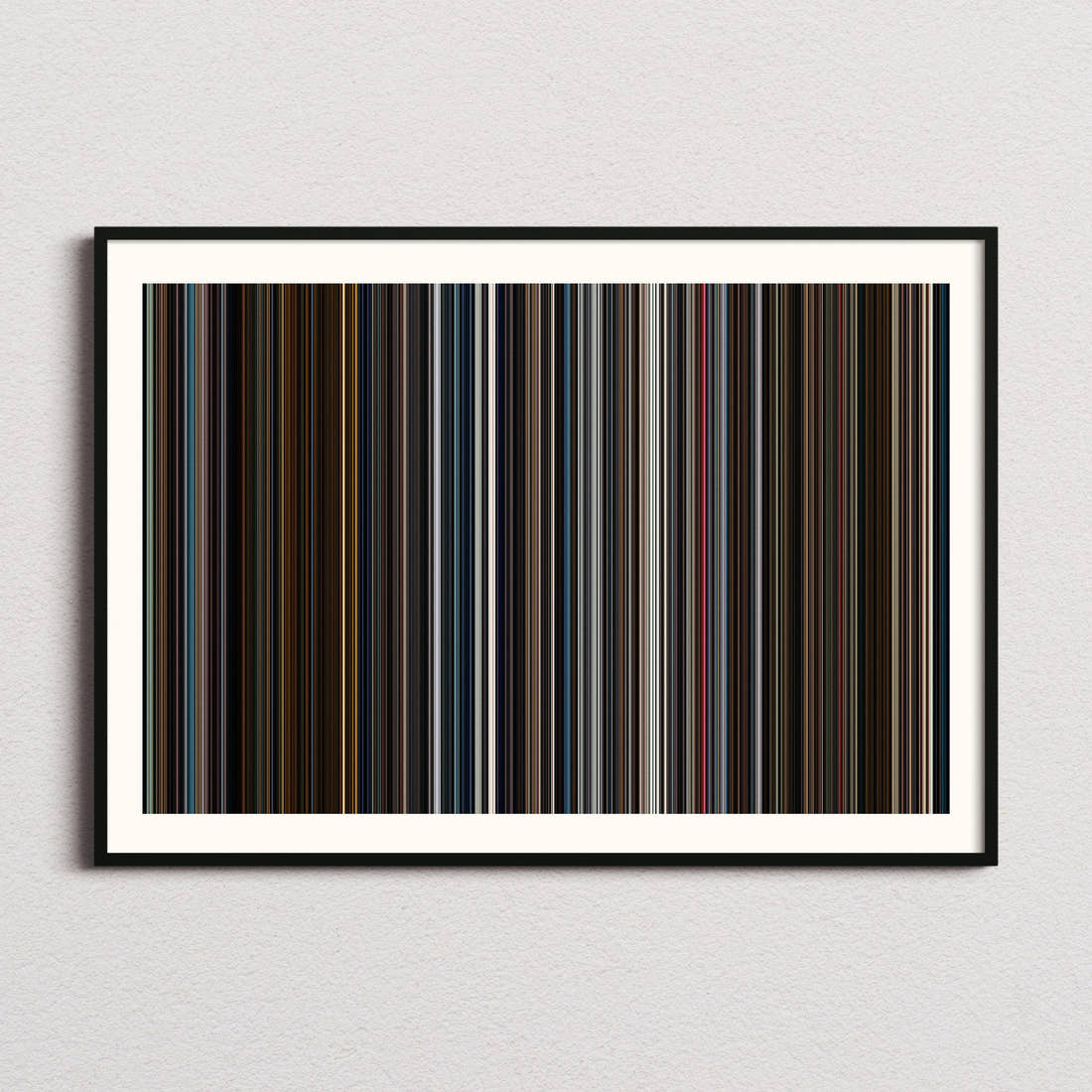 Jason Bourne Movie Barcode Poster - Barcode Only