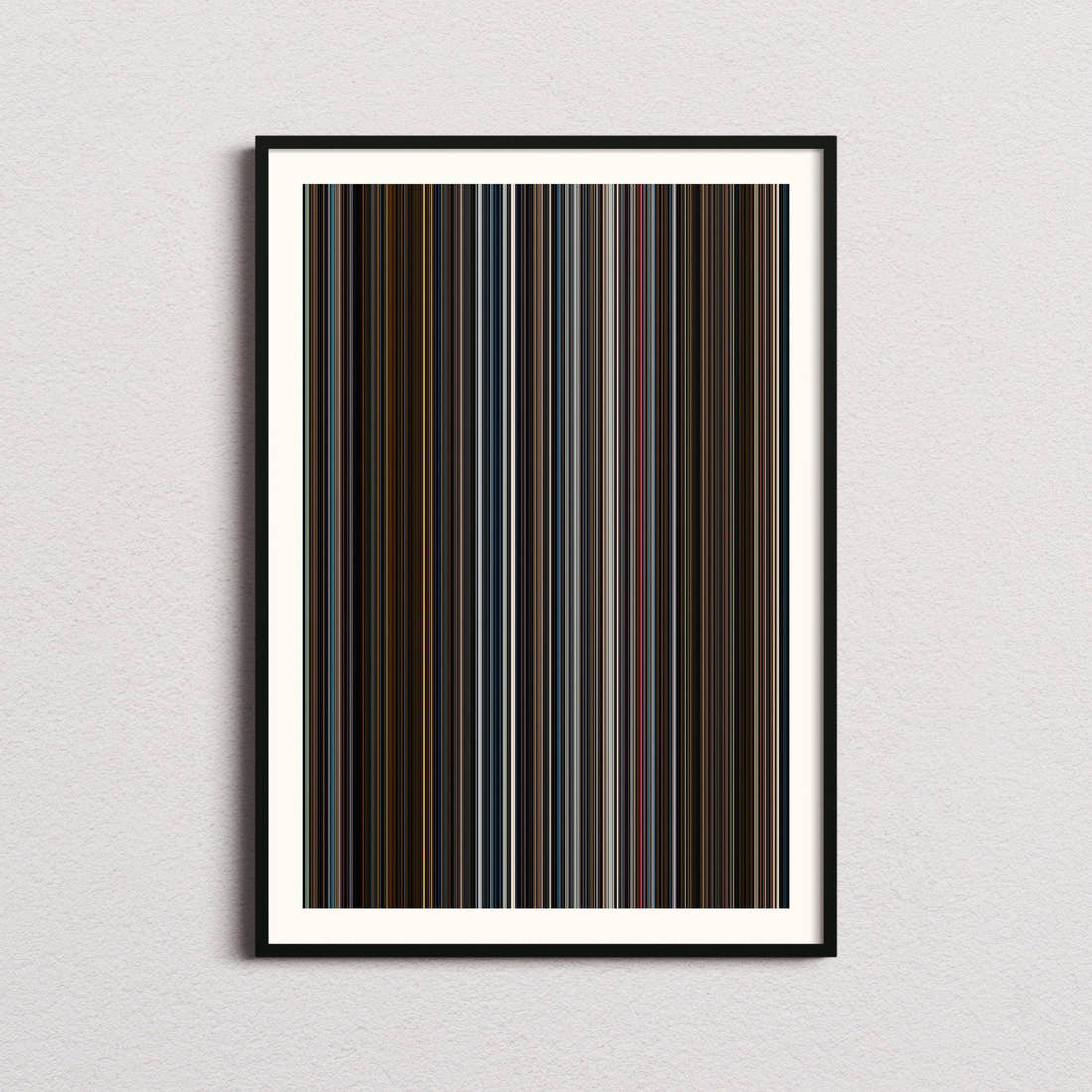 Jason Bourne Movie Barcode Poster - Barcode Only