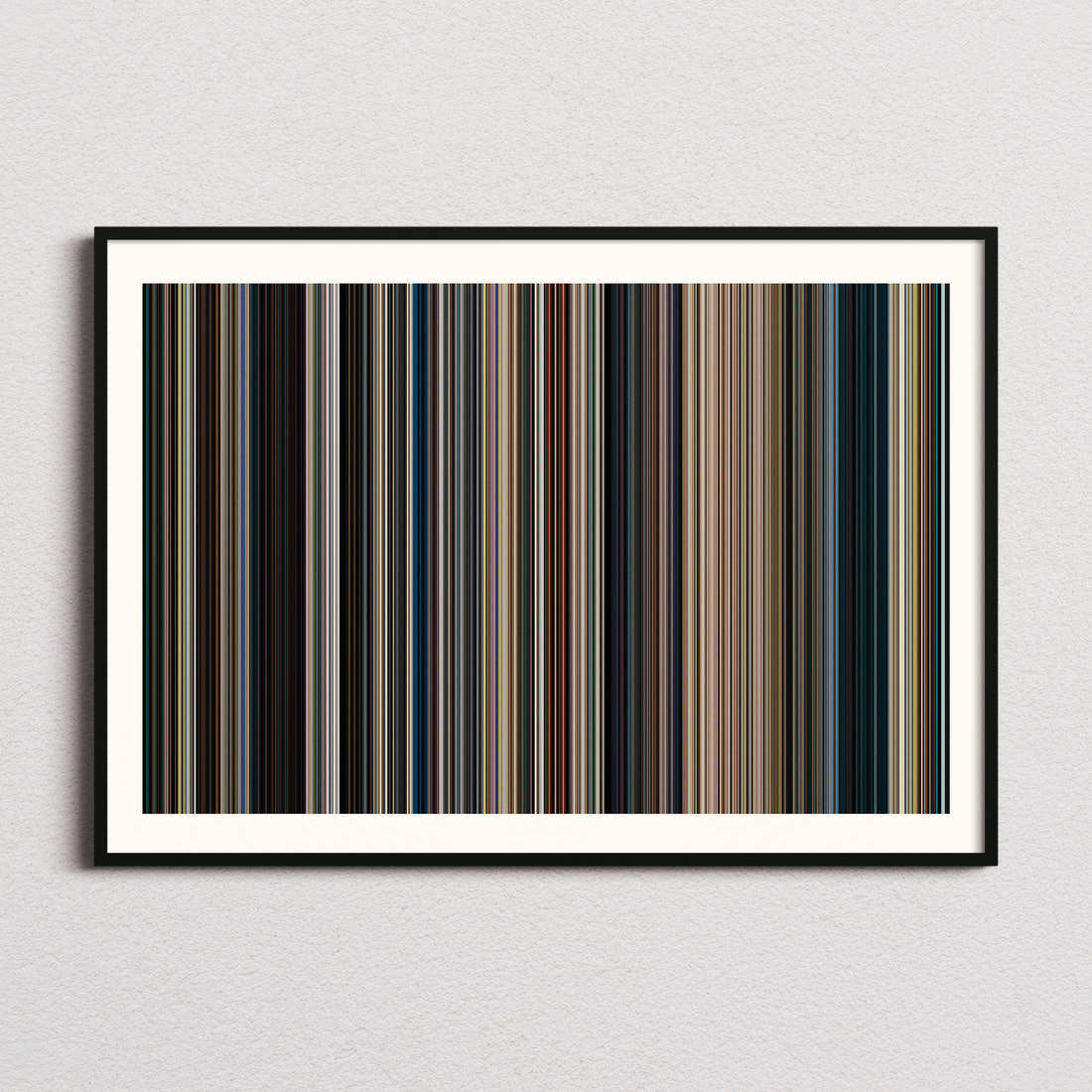 Jay Kelly Movie Barcode Poster - Barcode Only