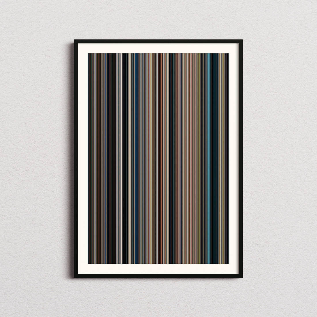 Jay Kelly Movie Barcode Poster - Barcode Only