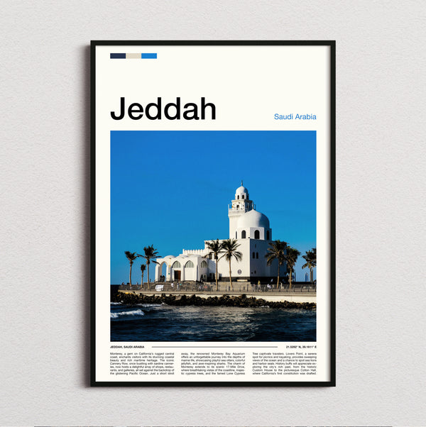 Jeddah - Floating Mosque - Travel Print