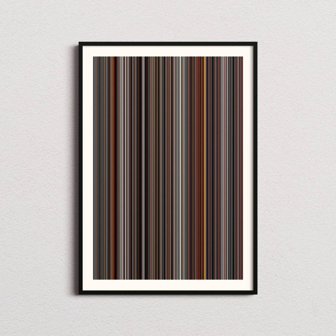 JFK Movie Barcode Poster - Barcode Only