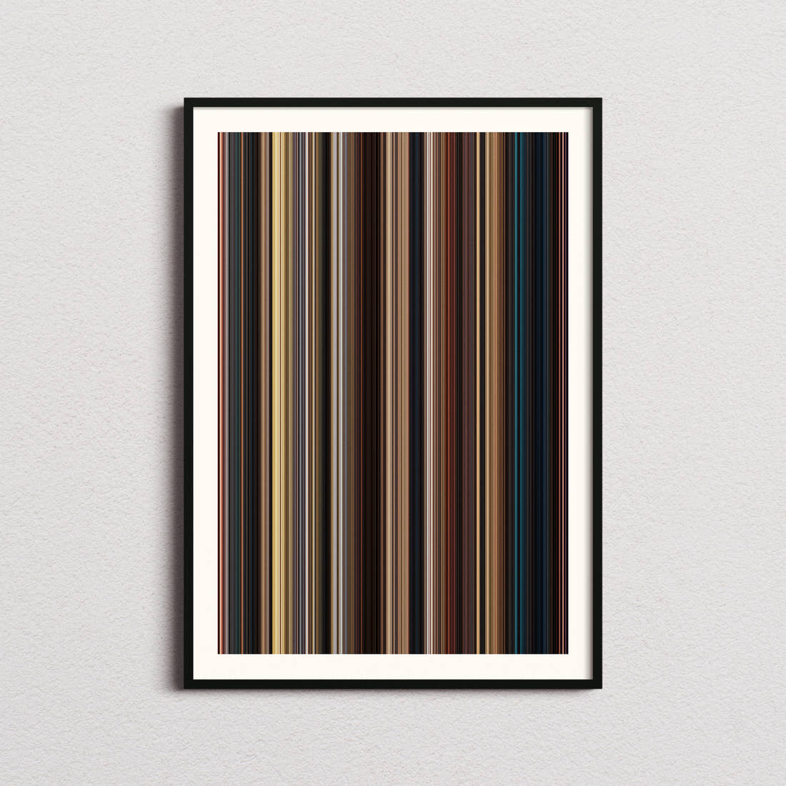 John Carter Movie Barcode Poster - Barcode Only