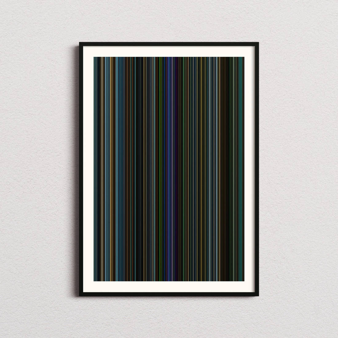 John Wick Movie Barcode Poster - Barcode Only