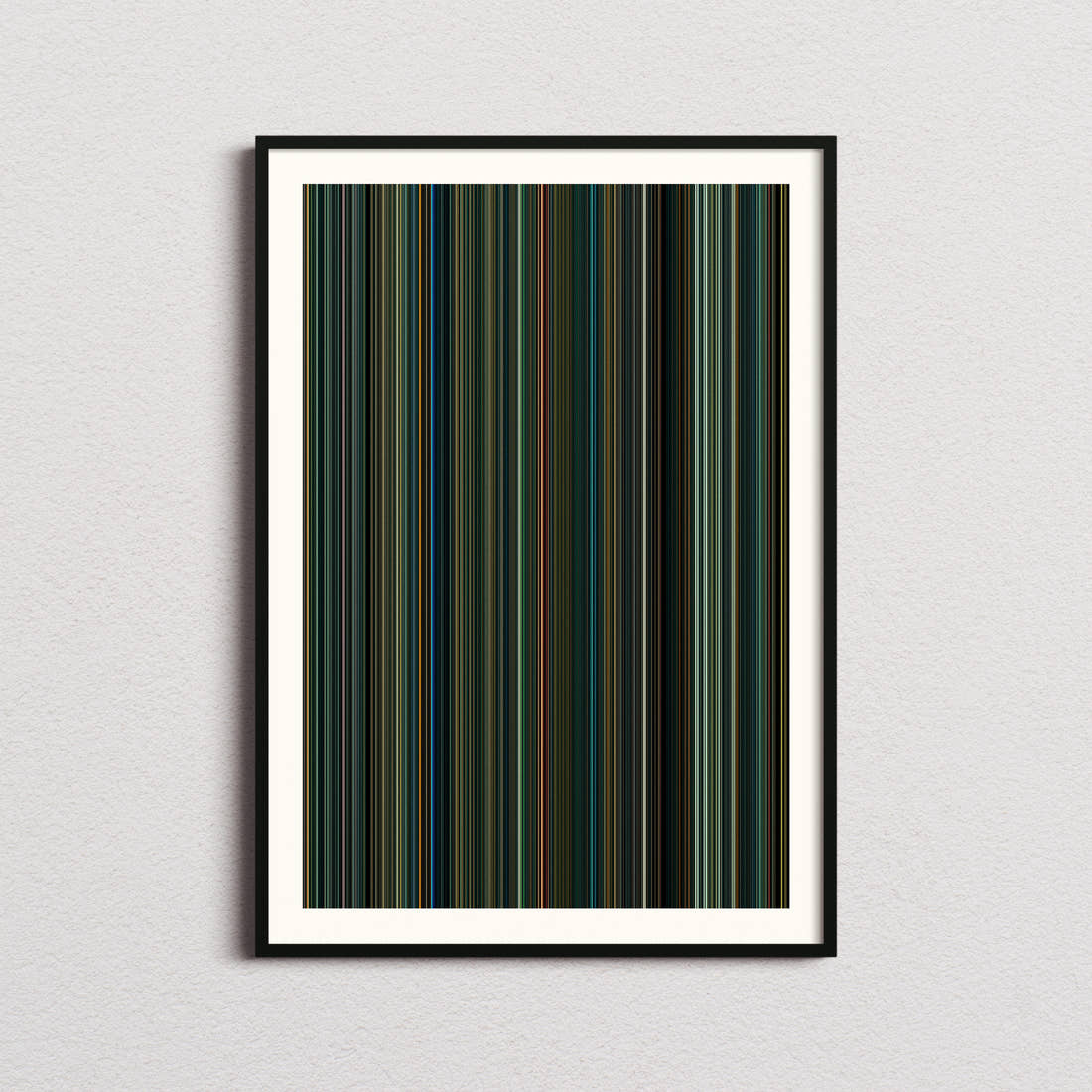 Joker: Folie à Deux Movie Barcode Poster - Barcode Only