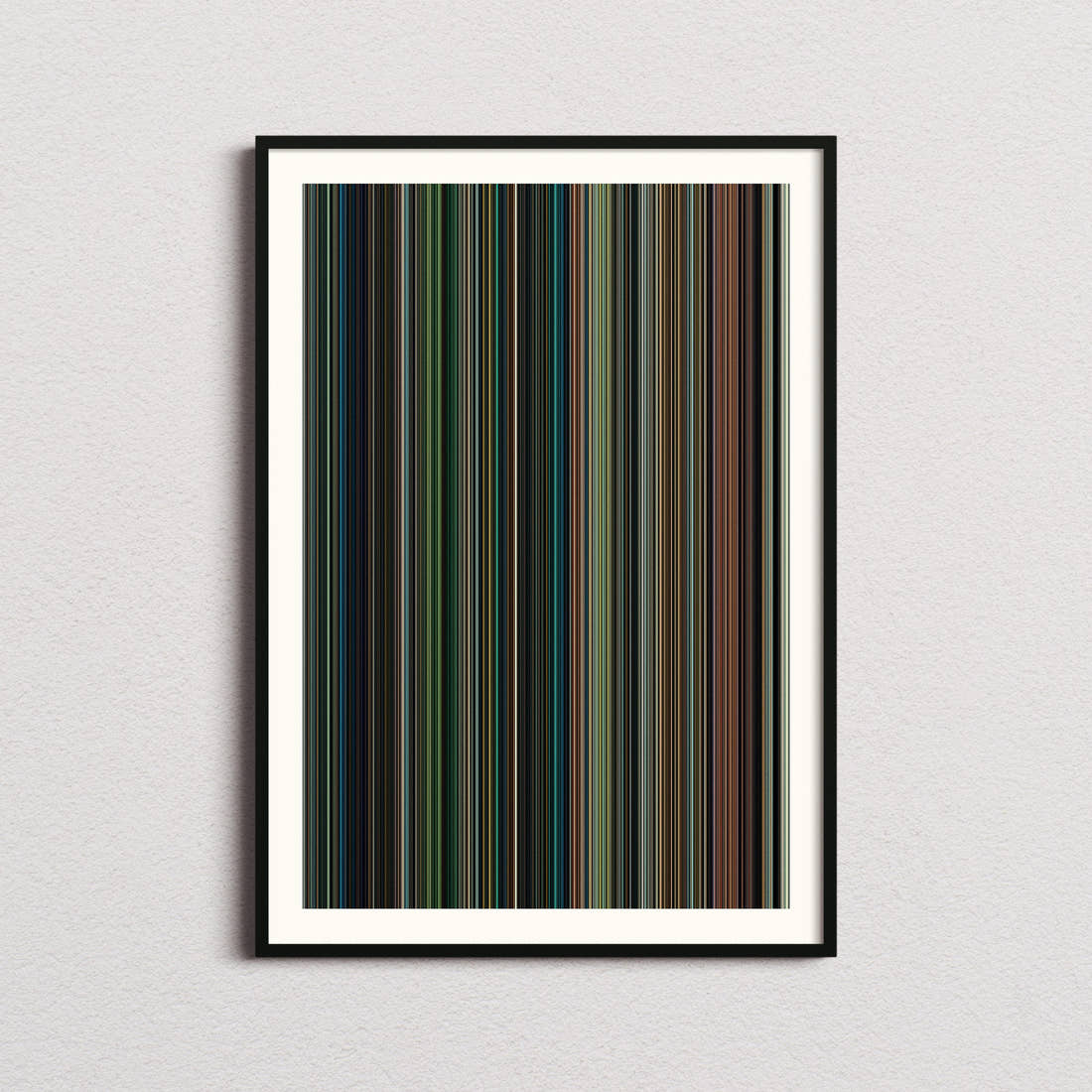 Joker Movie Barcode Poster - Barcode Only