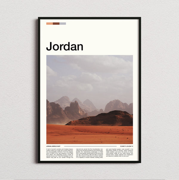 Jordan - Red Desert Sands - Travel Print