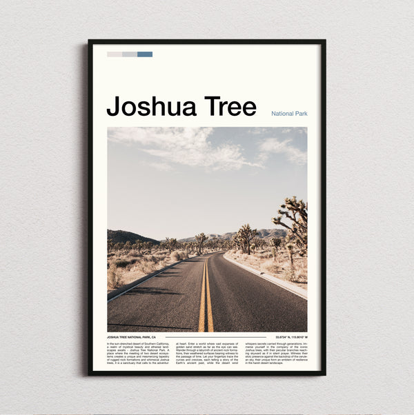 Joshua Tree - Desert Road - Travel Print