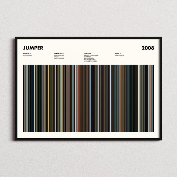 Jumper Movie Barcode Poster