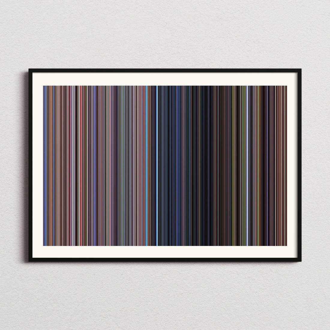 Jurassic Park Movie Barcode Poster - Barcode Only