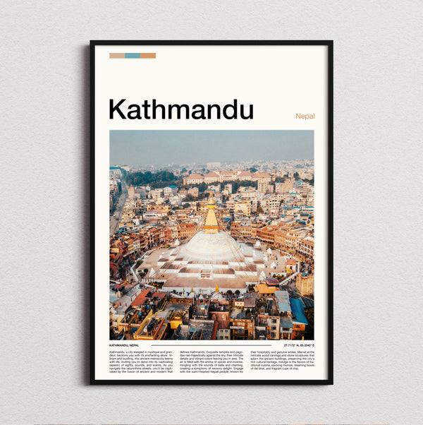 Kathmandu - Boudhanath Stupa - Travel Print