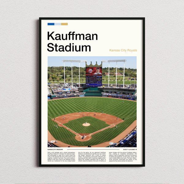 Kauffman Print framed and photographed straight on