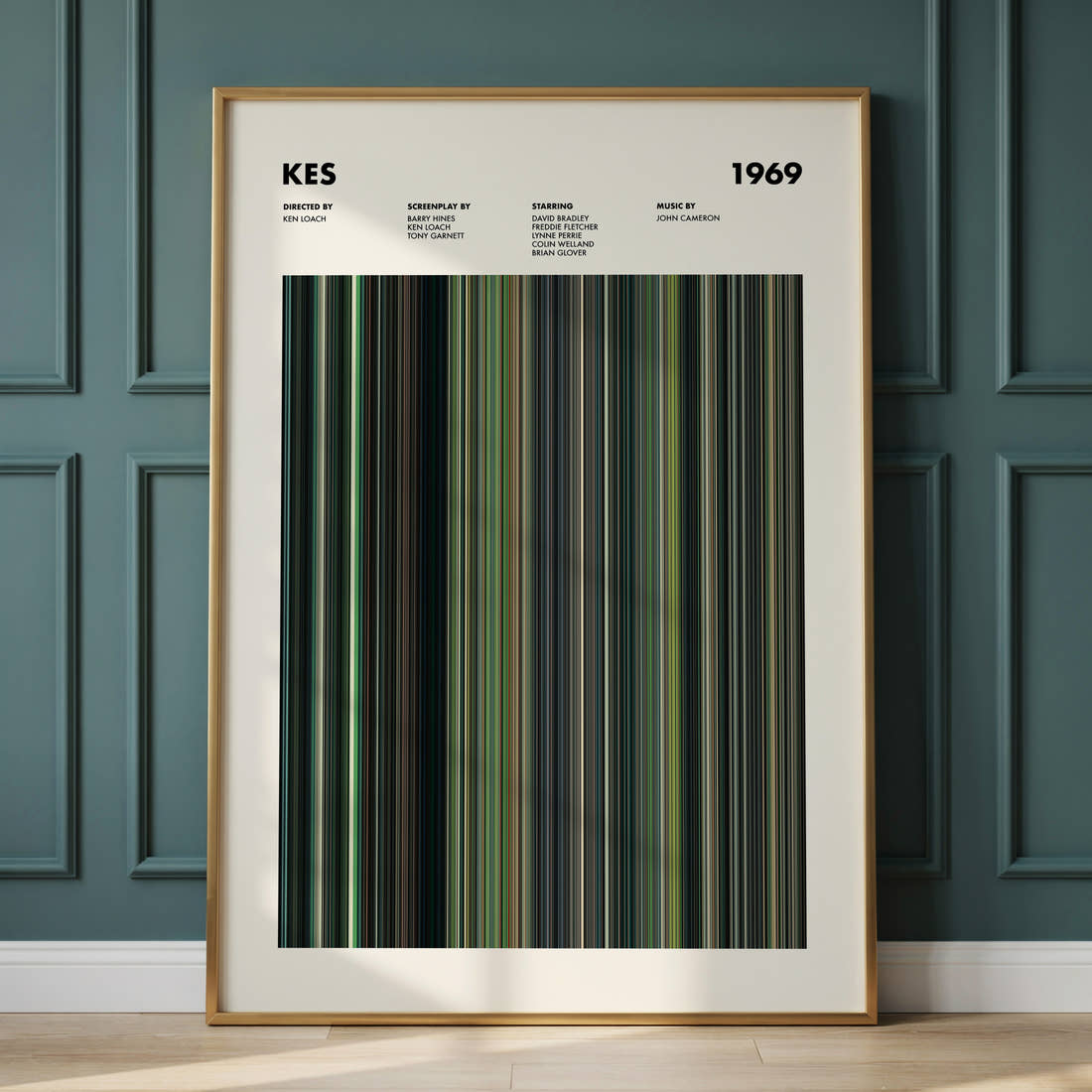 Kes Movie Barcode Poster
