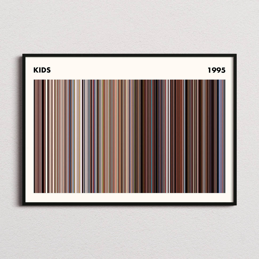 Kids Movie Barcode Poster - Simplified