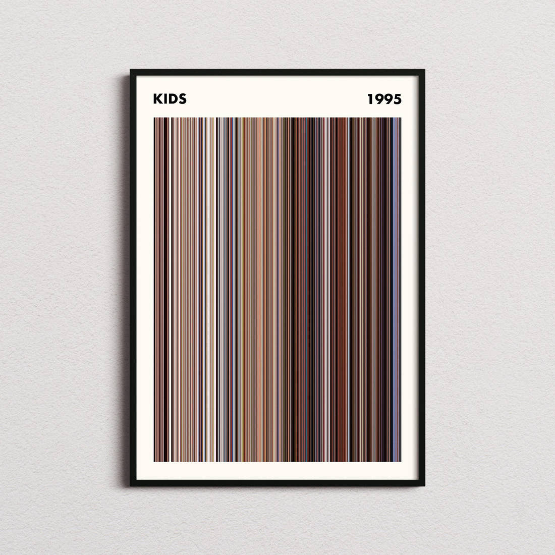 Kids Movie Barcode Poster - Simplified
