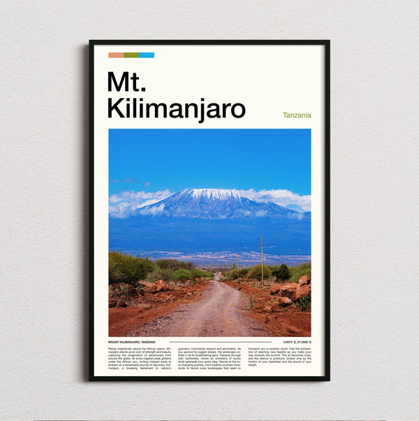 Kilimanjaro - Snow-Capped Peak - Travel Print