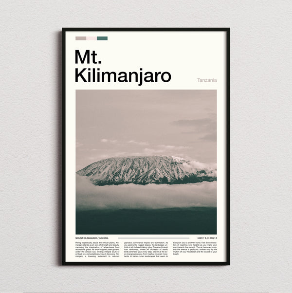 Kilimanjaro - Summit Above The Clouds - Travel Print