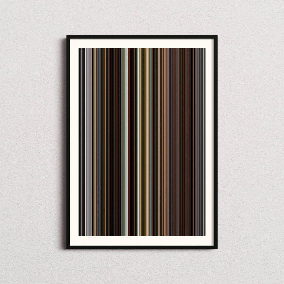 Kill Bill: Volume 2 Movie Barcode Poster - Barcode Only