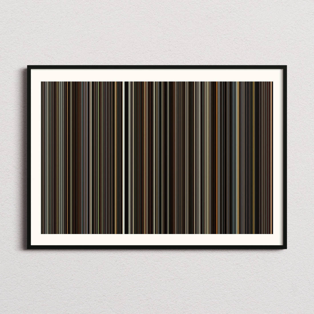 Killers of the Flower Moon Movie Barcode Poster - Barcode Only