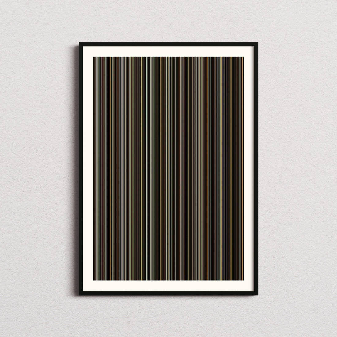 Killers of the Flower Moon Movie Barcode Poster - Barcode Only