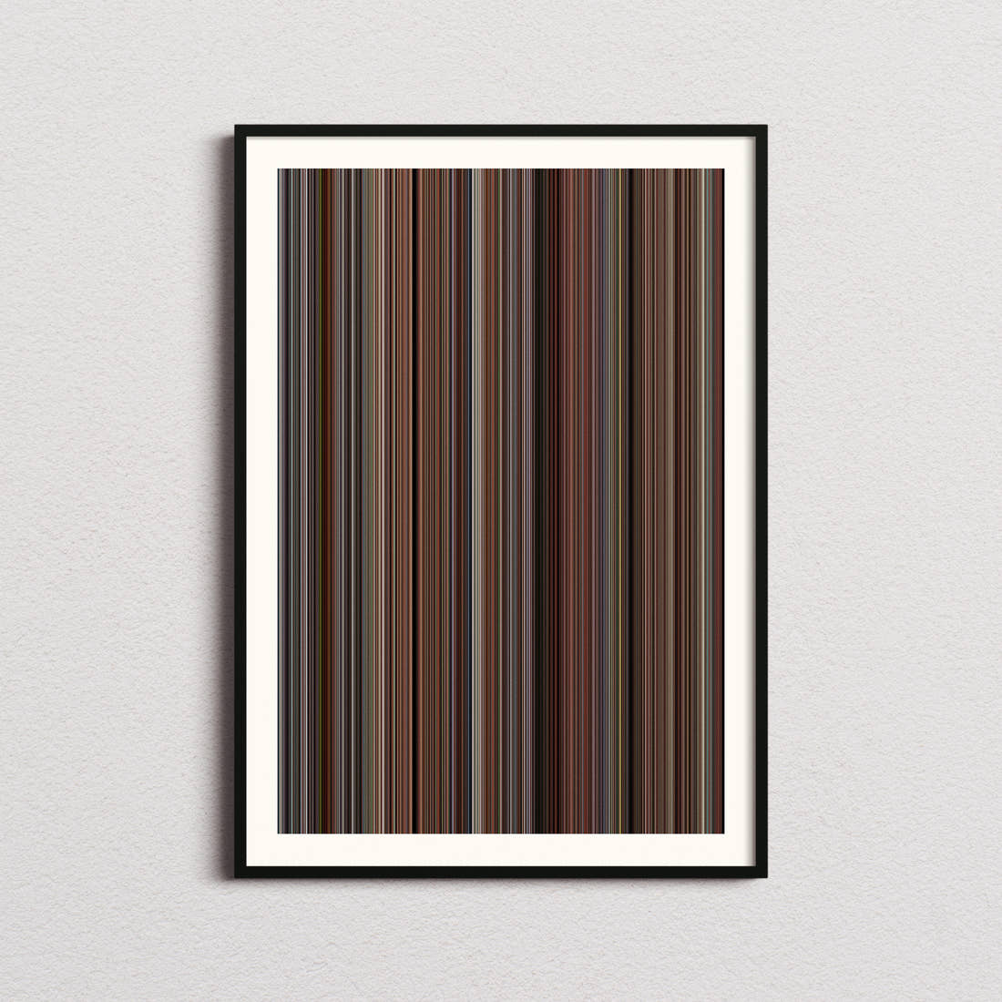 Kindergarten Cop Movie Barcode Poster - Barcode Only