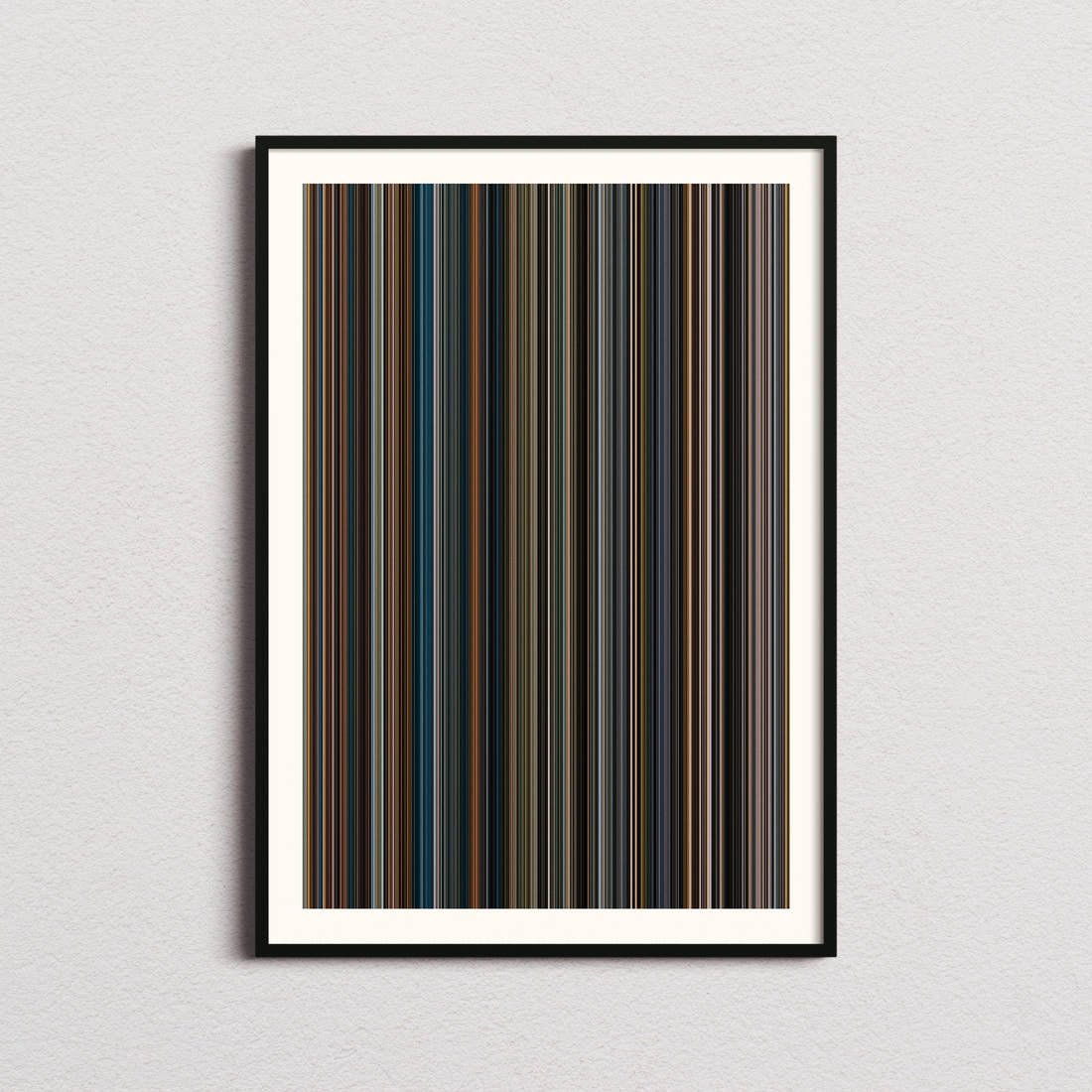King Kong Movie Barcode Poster - Barcode Only