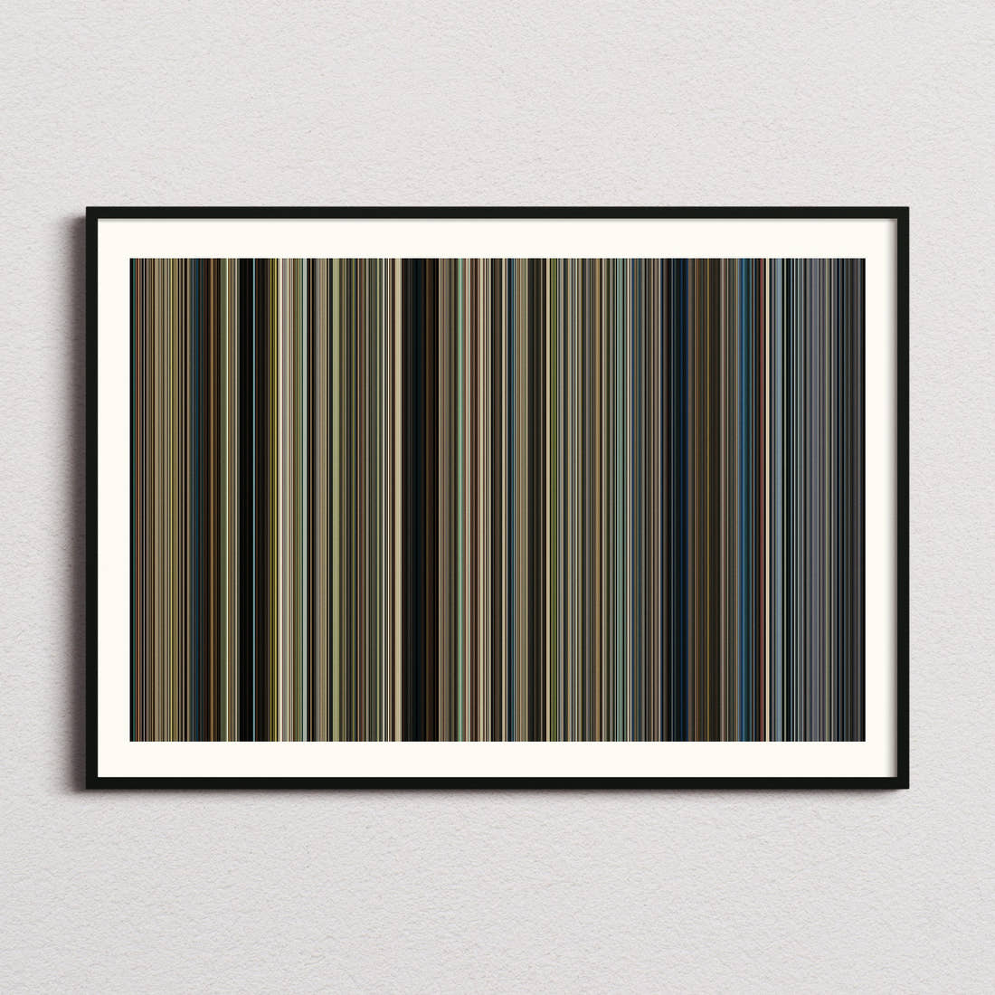 King Richard Movie Barcode Poster - Barcode Only