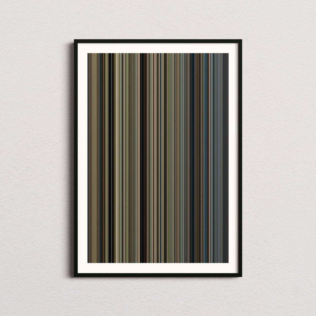 King Richard Movie Barcode Poster - Barcode Only