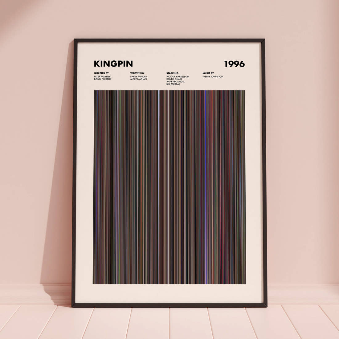 Kingpin Movie Barcode Poster