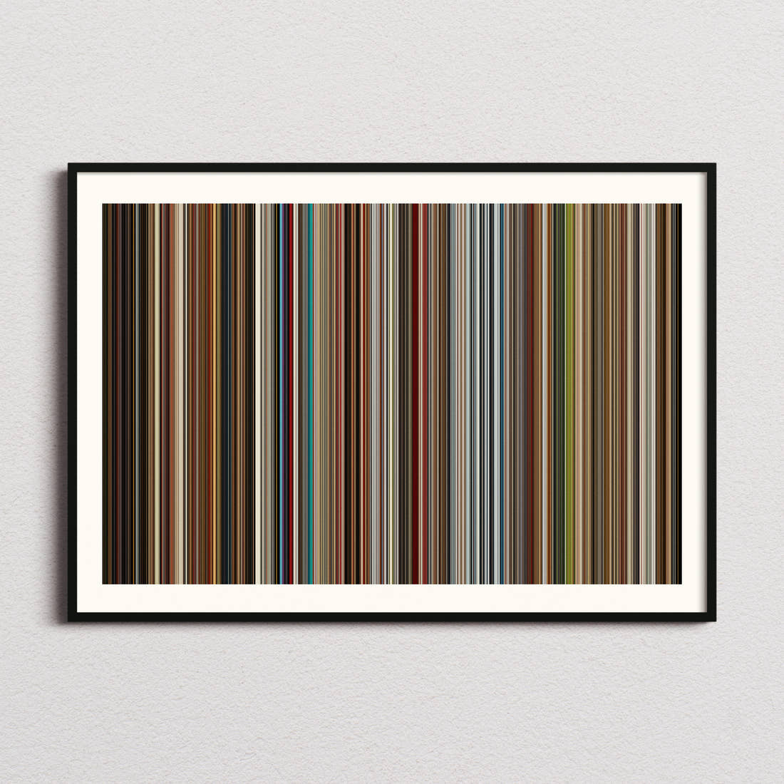 Kingsman: The Golden Circle Movie Barcode Poster - Barcode Only