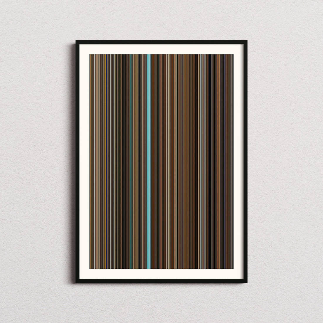 Kingsman: The Secret Service Movie Barcode Poster - Barcode Only