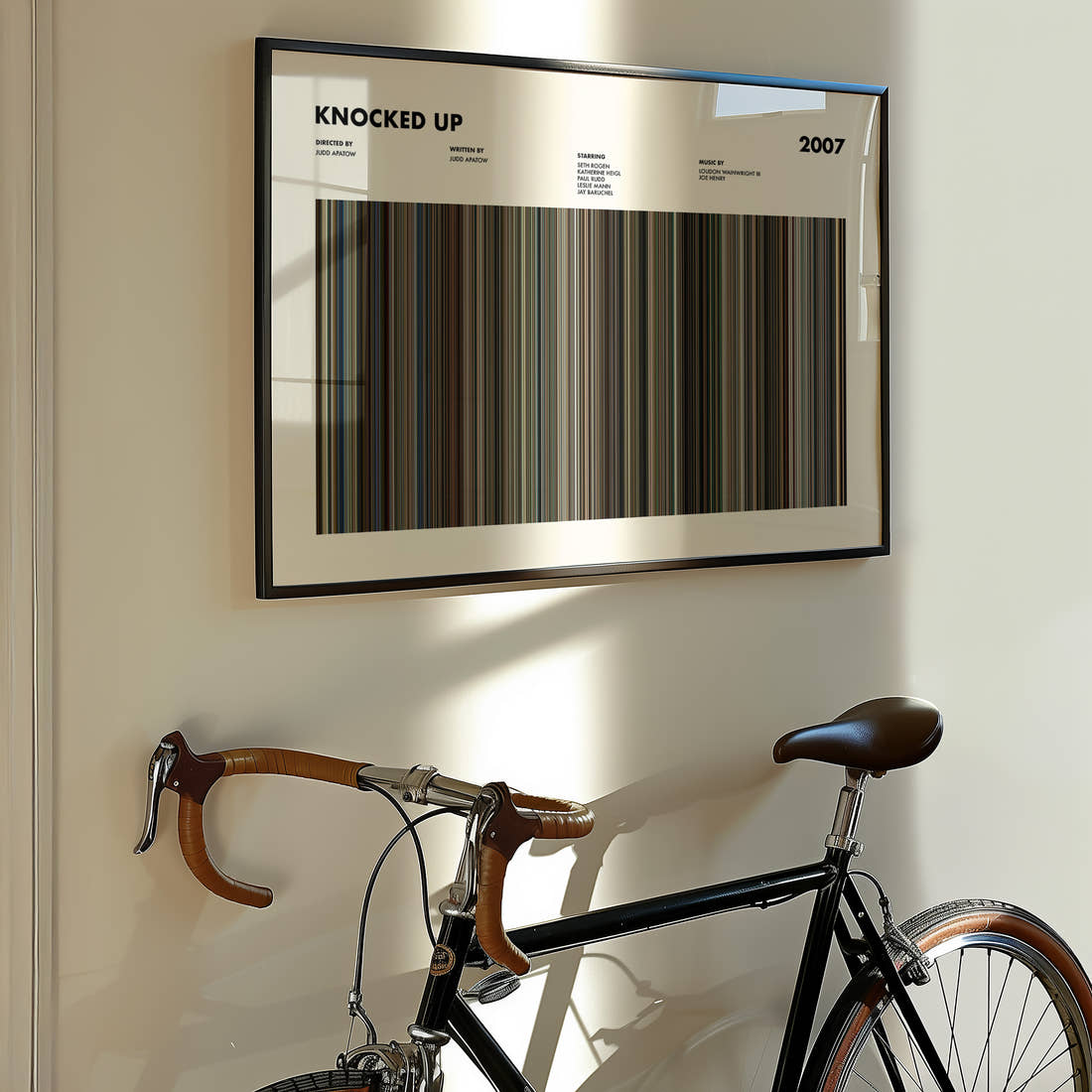 Knocked Up Movie Barcode Poster